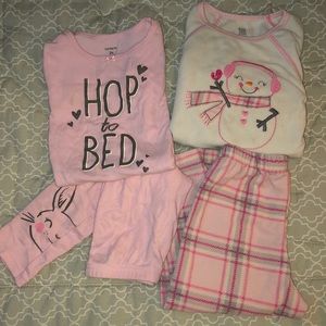 2t Carters pajama set bundle